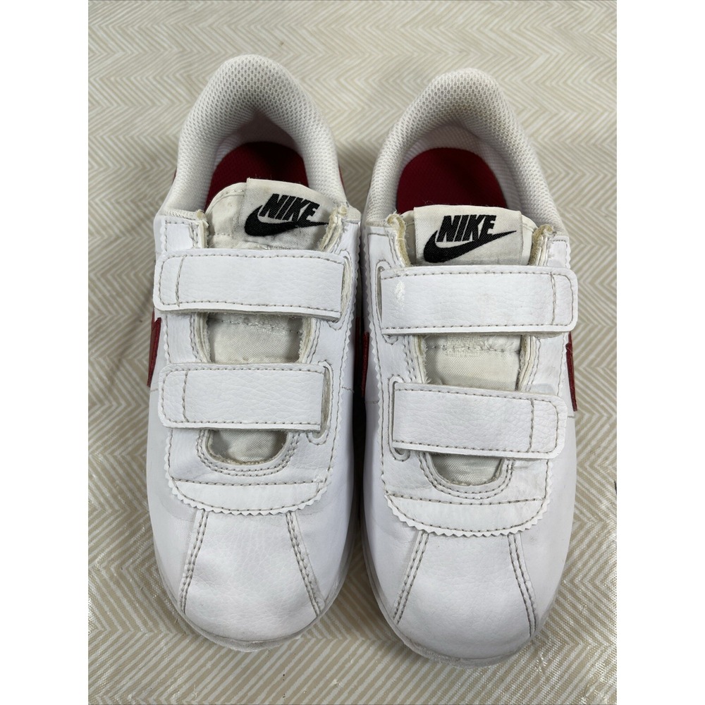 Nike Kids Cortez Basic SL Shoes Sneakers 904767-103 White Sz 13.5 C Forest Gump - Picture 4 of 15